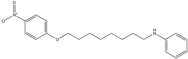 N-[8-(4-Nitrophenoxy)octyl]aniline Struktur