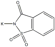 2-Potassio-1,2-benzisothiazol-3(2H)-one 1,1-dioxide Struktur