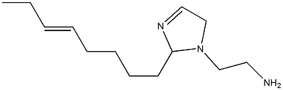 1-(2-Aminoethyl)-2-(5-octenyl)-3-imidazoline Struktur