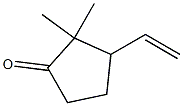 2,2-Dimethyl-3-vinylcyclopentanone Struktur