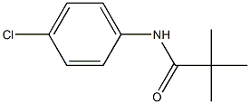 N-(4-Chlorophenyl)-2,2-dimethylpropanamide Struktur