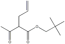 2-Allyl-3-oxobutyric acid neopentyl ester Struktur