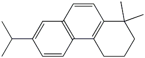 1,2,3,4-Tetrahydro-7-isopropyl-1,1-dimethylphenanthrene Struktur