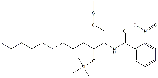 N-[1,3-Bis(trimethylsilyloxy)dodecan-2-yl]-2-nitrobenzamide Struktur