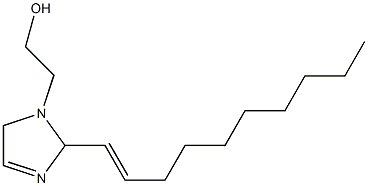 2-(1-Decenyl)-3-imidazoline-1-ethanol Struktur