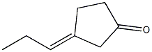 3-Propylidenecyclopentanone Struktur