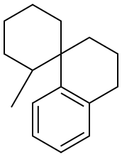 3,4-Dihydro-2'-methylspiro[naphthalene-1(2H),1'-cyclohexane] Struktur