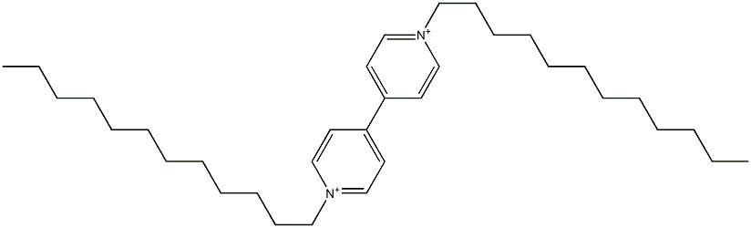 N,N'-Didodecyl-4,4'-bipyridinium Struktur