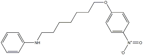 N-[7-(4-Nitrophenoxy)heptyl]aniline Struktur