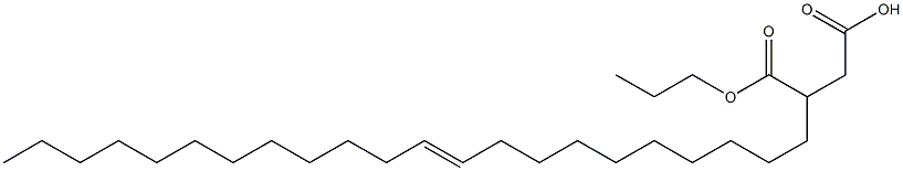 3-(10-Docosenyl)succinic acid 1-hydrogen 4-propyl ester Struktur