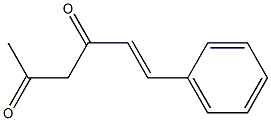 6-Phenyl-5-hexene-2,4-dione Struktur