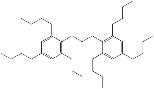 2,2'-(1,3-Propanediyl)bis(1,3,5-tributylbenzene) Struktur