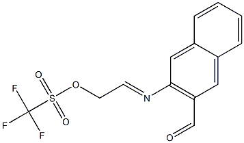 2-(2,3-Naphthalimino)ethyl trifluoromethanesulphonate Struktur