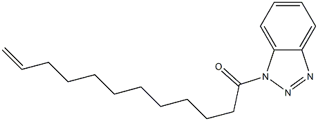 1-(11-Dodecenoyl)-1H-benzotriazole Struktur