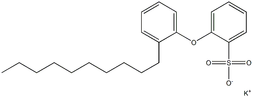 2-(2-Decylphenoxy)benzenesulfonic acid potassium salt Struktur