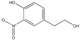 2-(4-Hydroxy-3-nitrophenyl)ethanol Structure