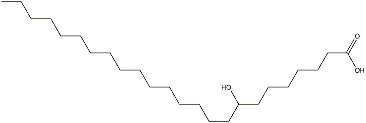 8-Hydroxytetracosanoic acid Struktur