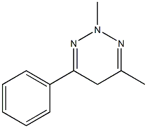 4-Methyl-6-phenyl-2-methyl-2,5-dihydro-1,2,3-triazine Struktur