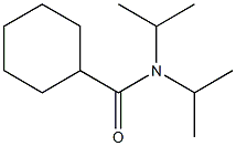 N,N-Diisopropylcyclohexanecarboxamide Struktur