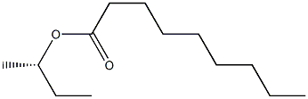 (+)-Nonanoic acid (S)-sec-butyl ester Struktur