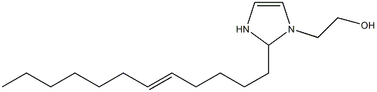 2-(5-Dodecenyl)-4-imidazoline-1-ethanol Struktur