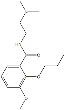 2-Butoxy-N-[2-(dimethylamino)ethyl]-3-methoxybenzamide Struktur