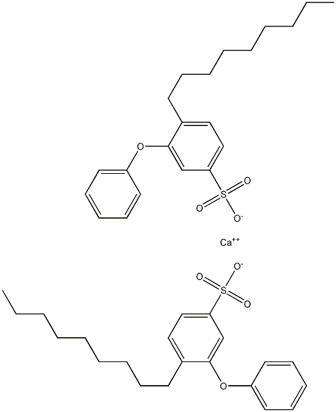 Bis(4-nonyl-3-phenoxybenzenesulfonic acid)calcium salt Struktur