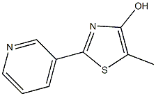 5-Methyl-2-(3-pyridinyl)thiazol-4-ol Struktur