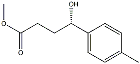 (S)-4-Hydroxy-4-(p-tolyl)butyric acid methyl ester Struktur