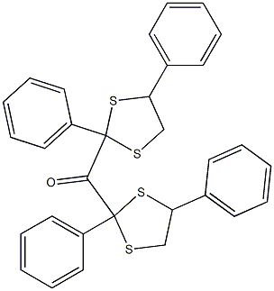 Phenyl(2-phenyl-1,3-dithiolan-2-yl) ketone Struktur