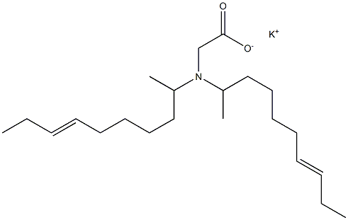 N,N-Di(7-decen-2-yl)glycine potassium salt Struktur