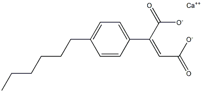 2-(4-Hexylphenyl)maleic acid calcium salt Struktur