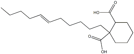 Cyclohexane-1,2-dicarboxylic acid hydrogen 1-(6-undecenyl) ester Struktur