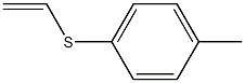 1-Methyl-4-(vinylthio)benzene Struktur