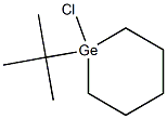 1-Chloro-1-tert-butylgermacyclohexane Struktur