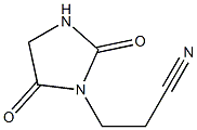 3-(2-Cyanoethyl)hydantoin Struktur