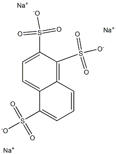 1,2,5-Naphthalenetrisulfonic acid trisodium salt Struktur