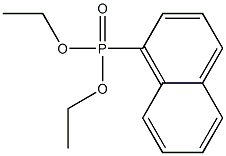 1-(Diethoxyphosphinyl)naphthalene Struktur