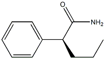 [S,(+)]-2-Phenylvaleramide Struktur