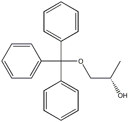 [S,(+)]-1-(Trityloxy)-2-propanol Struktur