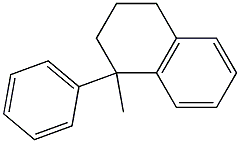 1,2,3,4-Tetrahydro-1-phenyl-1-methylnaphthalene Struktur