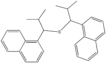 1-Naphtyl(2-methylpropyl) sulfide Struktur