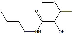 N-Butyl-2-hydroxy-3-methyl-4-pentenamide Struktur