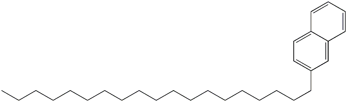 2-Nonadecylnaphthalene Struktur