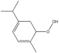 p-Mentha-1,3-dien-6-yl hydroperoxide Struktur