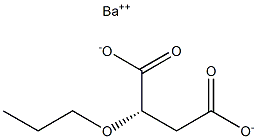 [S,(-)]-2-Propoxysuccinic acid barium salt Struktur