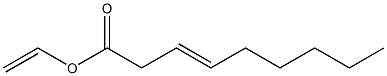 3-Nonenoic acid ethenyl ester Struktur