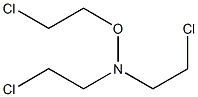 N-(2-Chloroethoxy)-N,N-bis(2-chloroethyl)amine Struktur