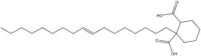 Cyclohexane-1,2-dicarboxylic acid hydrogen 1-(8-heptadecenyl) ester Struktur