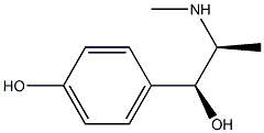 4-[(1S,2S)-1-Hydroxy-2-(methylamino)propyl]phenol Struktur